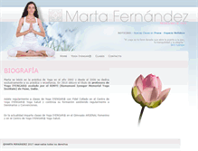 Tablet Screenshot of marta-fernandez.es